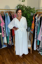 Load image into Gallery viewer, Gauze Button Maxi Dress