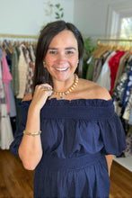 Load image into Gallery viewer, Navy Sairy Mini Dress