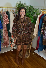 Load image into Gallery viewer, Button Down Floral Mini Dress