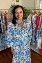 Load image into Gallery viewer, Seahorse Printed Maxi Dress