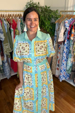 Load image into Gallery viewer, Beach Block Print Shirt Dress