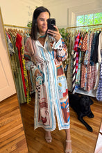 Load image into Gallery viewer, Abstract Print Maxi Dress