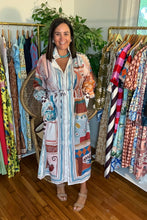 Load image into Gallery viewer, Abstract Print Maxi Dress