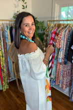 Load image into Gallery viewer, Tropical Watercolor Painted Maxi Dress