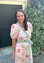 Load image into Gallery viewer, Garden Tile Shirt Dress
