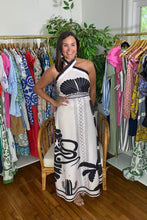 Load image into Gallery viewer, Cross Over Halter Maxi Dress