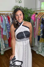 Load image into Gallery viewer, Cross Over Halter Maxi Dress