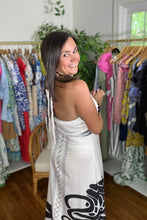 Load image into Gallery viewer, Cross Over Halter Maxi Dress