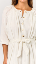Load image into Gallery viewer, Gauze Button Maxi Dress