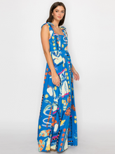 Load image into Gallery viewer, Retro Tropical Maxi Dress