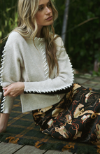 Load image into Gallery viewer, Whip Stitched Two Tone Sweater
