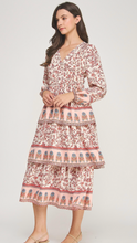 Load image into Gallery viewer, Tiered V-neck Maxi Dress