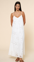 Load image into Gallery viewer, Coastal Eyelet Maxi Dress