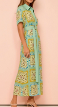 Load image into Gallery viewer, Beach Block Print Shirt Dress