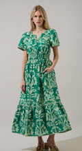 Load image into Gallery viewer, Ordy Smocked Midi Dress
