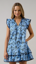 Load image into Gallery viewer, Taris Ruffle Mini Dress