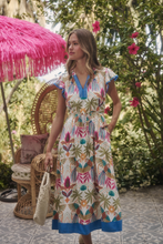 Load image into Gallery viewer, Adelina Shift Midi Dress