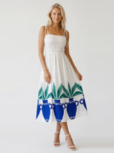 Load image into Gallery viewer, Mediterranean Smock Cotton Maxi