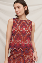 Load image into Gallery viewer, Eyelet Scalloped Skirt Set