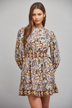 Load image into Gallery viewer, Floral Belted Mini Dress