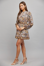 Load image into Gallery viewer, Floral Belted Mini Dress