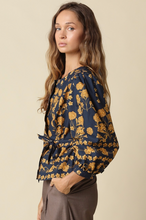 Load image into Gallery viewer, Button Down Peplum Blouse