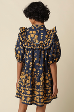 Load image into Gallery viewer, Ruffle Bodice Floral Mini Dress