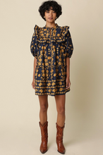 Load image into Gallery viewer, Ruffle Bodice Floral Mini Dress