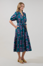 Load image into Gallery viewer, Wynette Tiered Midi Dress