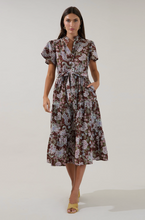 Load image into Gallery viewer, Bellucci Tiered Midi Dress