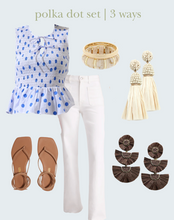 Load image into Gallery viewer, Polka Dot Skirt Set