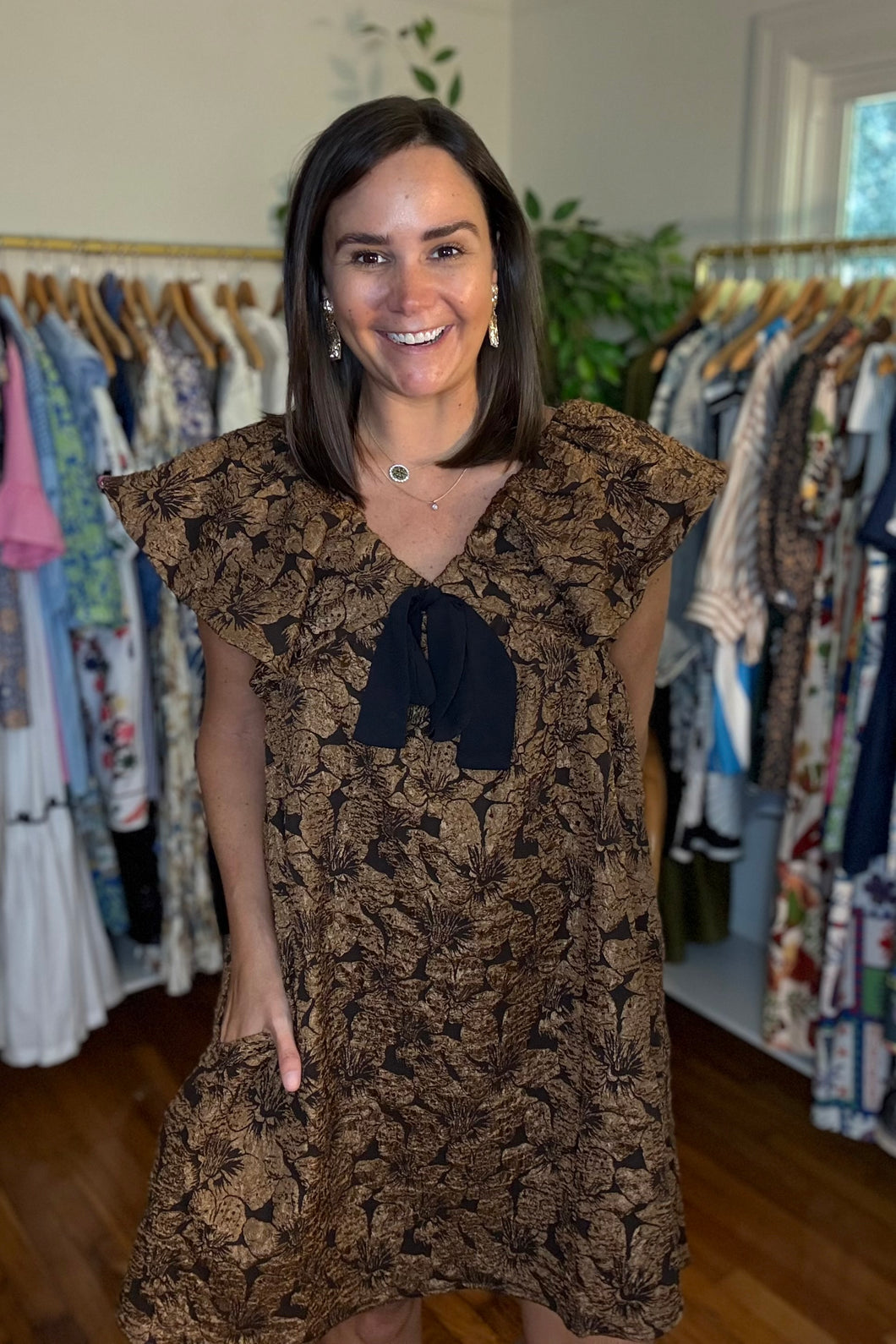 Textured Cocktail Dress