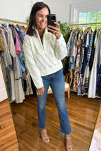 Load image into Gallery viewer, Standing Collar Zip Up Sweater
