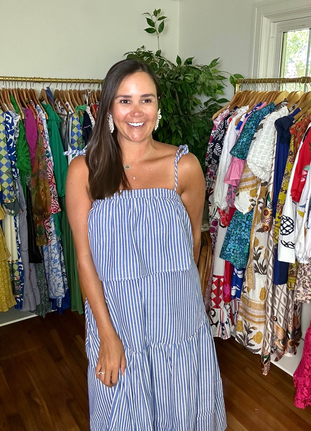 Everlanes Striped Skirt Set