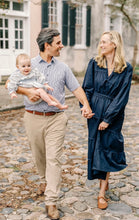 Load image into Gallery viewer, Navy Tiered Midi Dress
