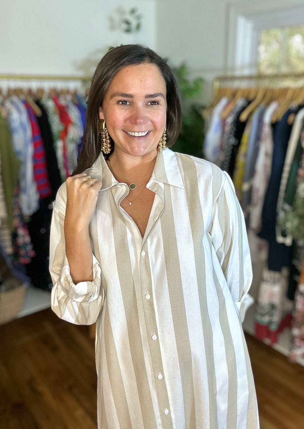Jordy Striped Dress