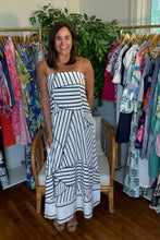 Load image into Gallery viewer, Strapless Geometric Maxi Dress
