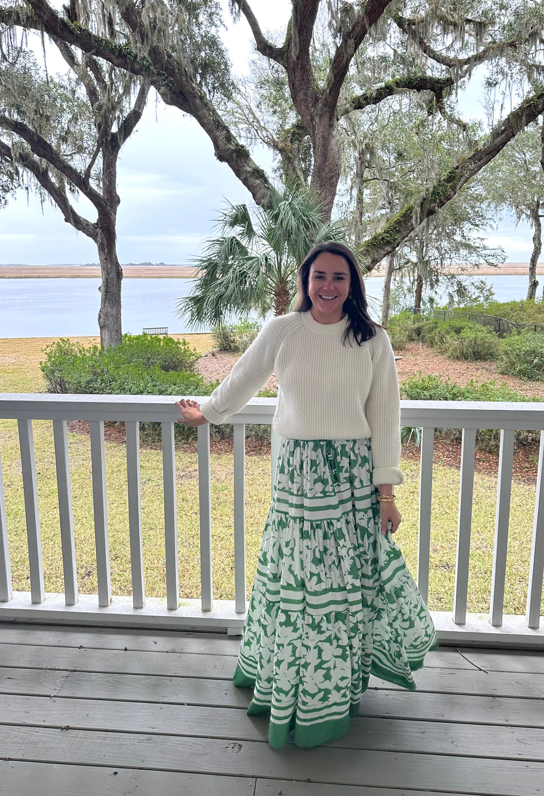 Tiered Maxi Skirt