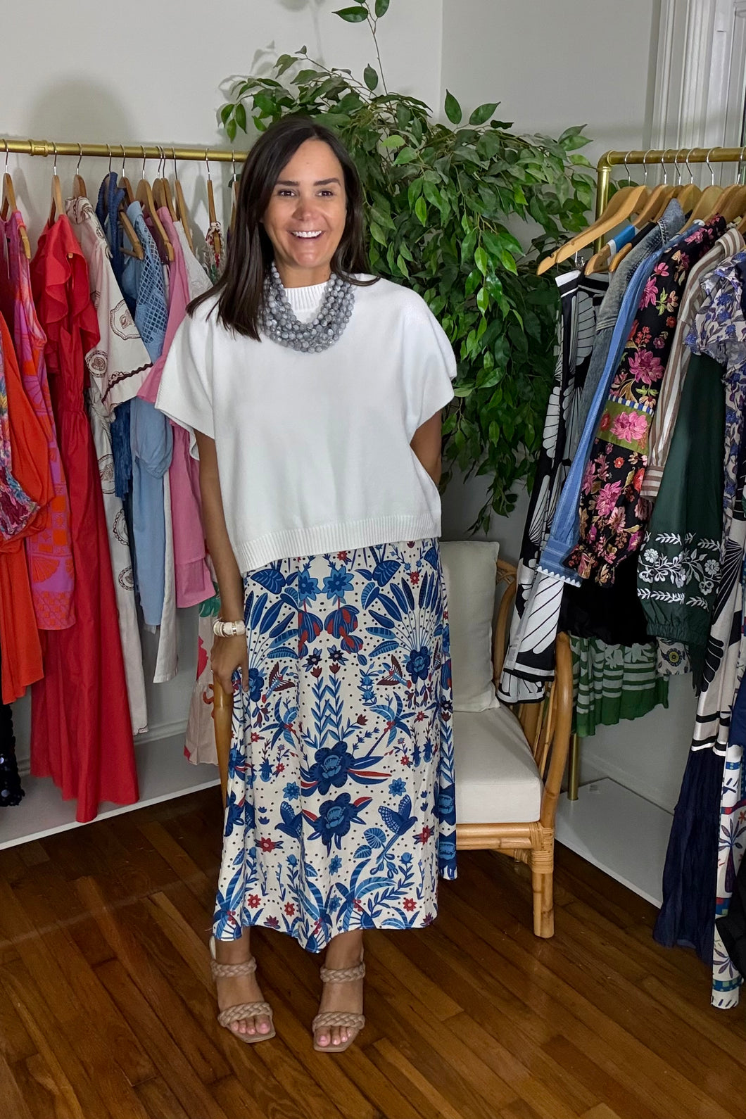 Red, White and Blue Skirt