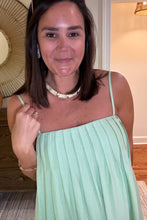 Load image into Gallery viewer, Mint Green Linen Maxi Dress
