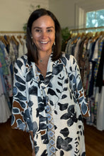 Load image into Gallery viewer, Charcoal Floral Maxi Caftan
