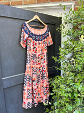 Load image into Gallery viewer, Off Shoulder Palm Dress
