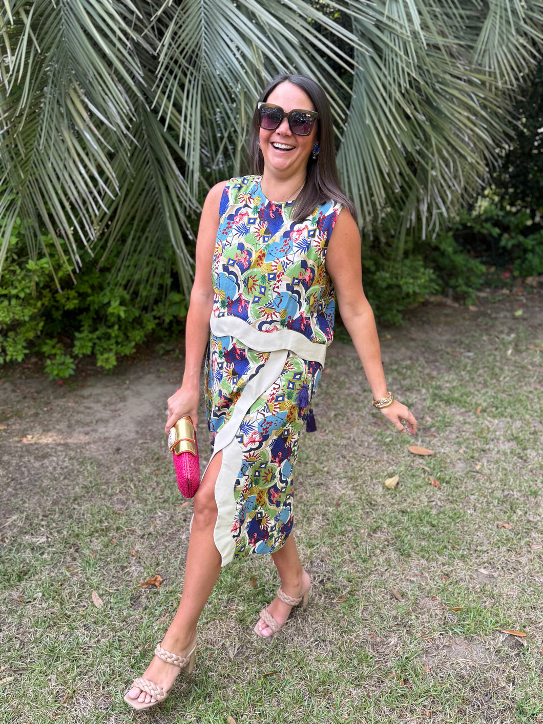 Wave Wrap Skirt Set