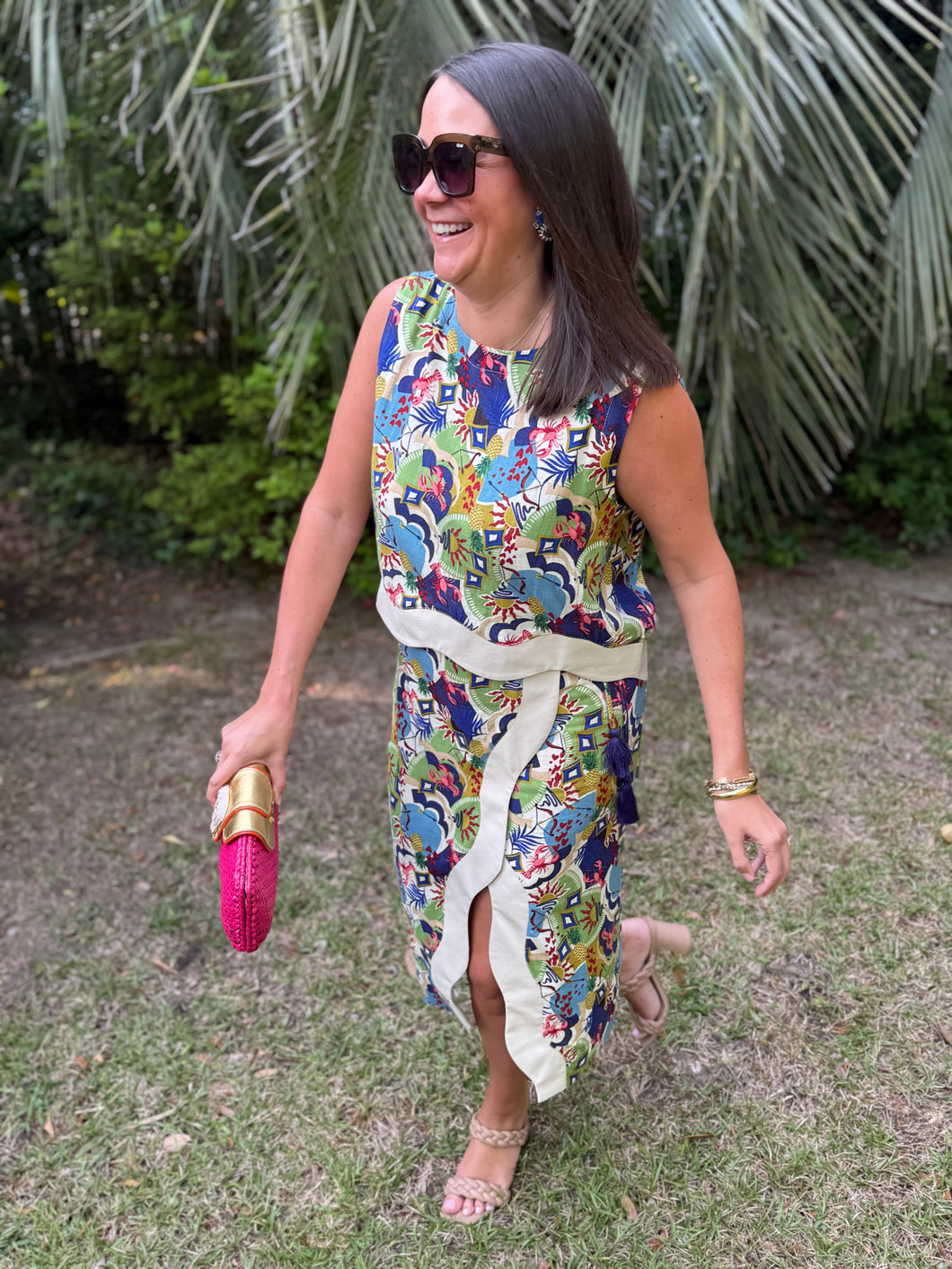 Wave Wrap Skirt Set