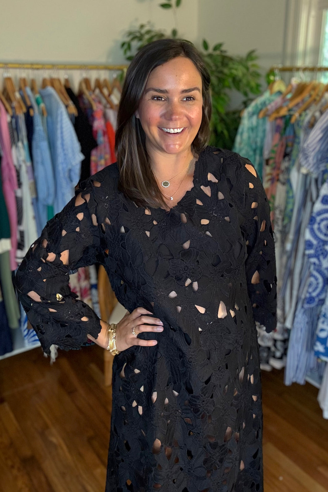 Eyelet Beach Coverup