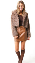 Load image into Gallery viewer, Cropped Fur Jacket
