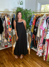Load image into Gallery viewer, Minimalist Black Maxi Dress
