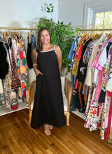 Load image into Gallery viewer, Minimalist Black Maxi Dress
