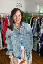 Load image into Gallery viewer, Oversized Denim Jacket
