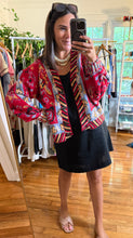 Load image into Gallery viewer, Aztec Red Printed Cardigan Sweater
